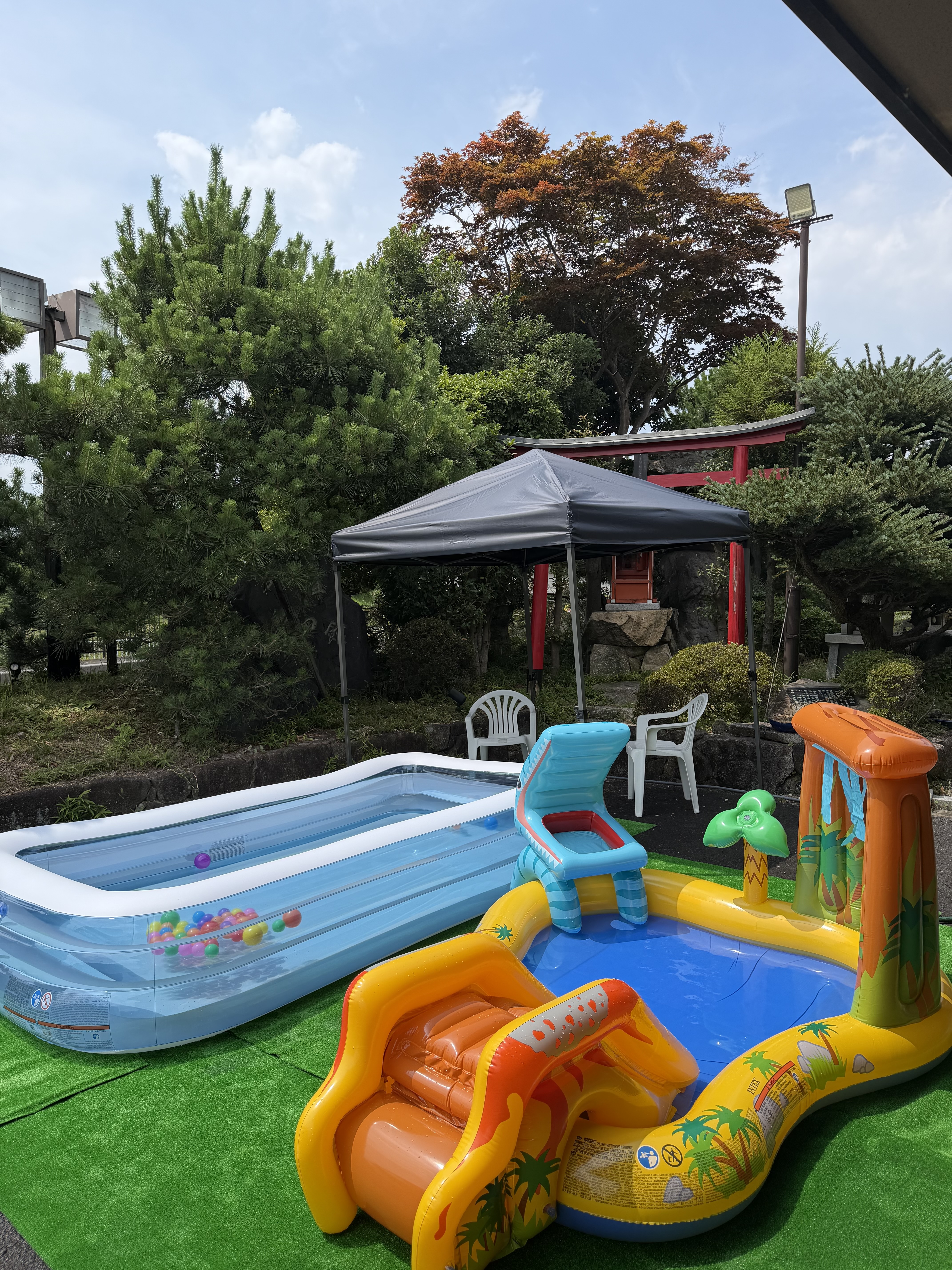 キッズ用プールスペースOPEN しました!!