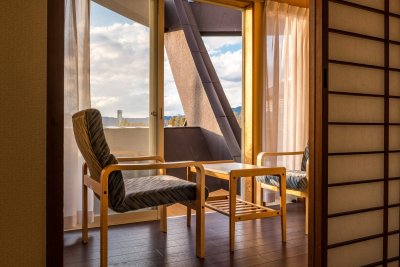 13畳のお部屋にはテラスも